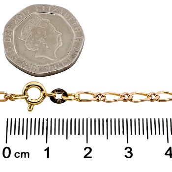 9ct gold 5.5g 18 inch figaro Chain